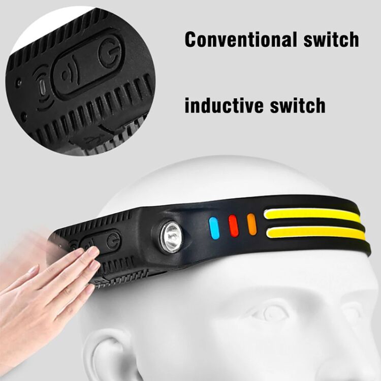 Product thumbnail OPLAADBARE FLEXIBELE HOOFDLAMP MET SENSOR