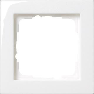 Product thumbnail Gira E2 Afdekraam 1-voudig zuiver wit glans