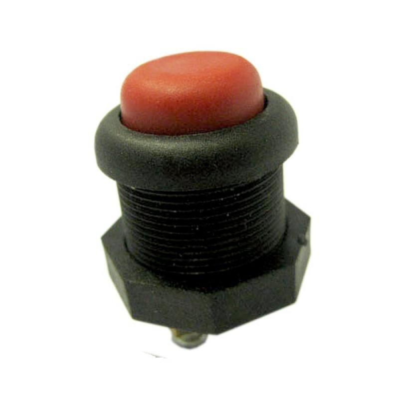 Product thumbnail PULSDRUKSCHAKELAAR 1XMAAK (STARTER) 50VDC 20A 300W ROOD