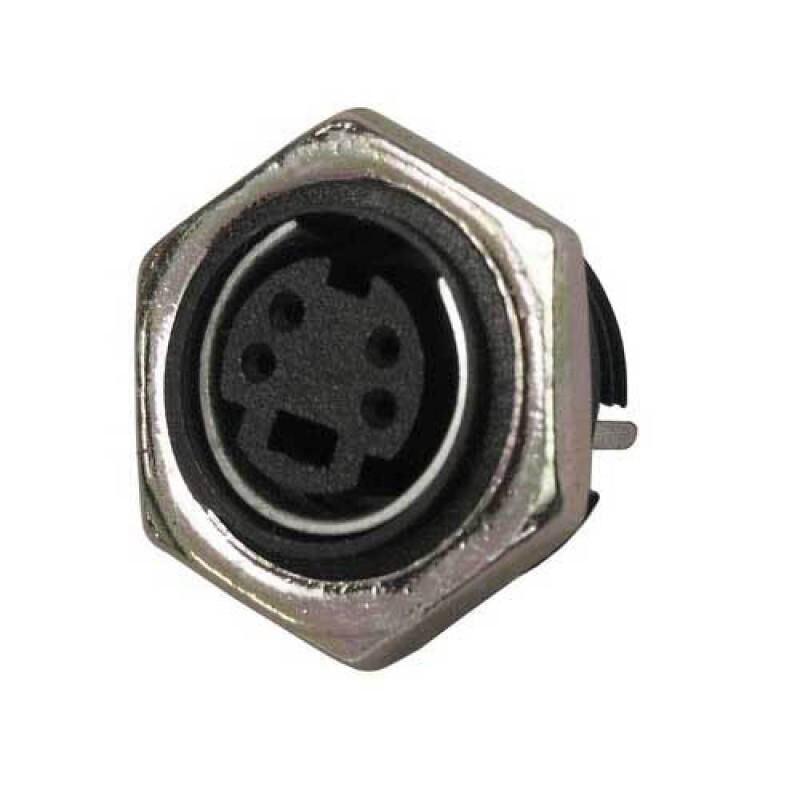 Product thumbnail MINI DIN CHASSISDEEL 8 POLIG FEMALE 1-GATSMONTAGE