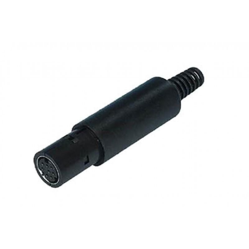 Product thumbnail 8-polige vrouwelijke mini DIN plug