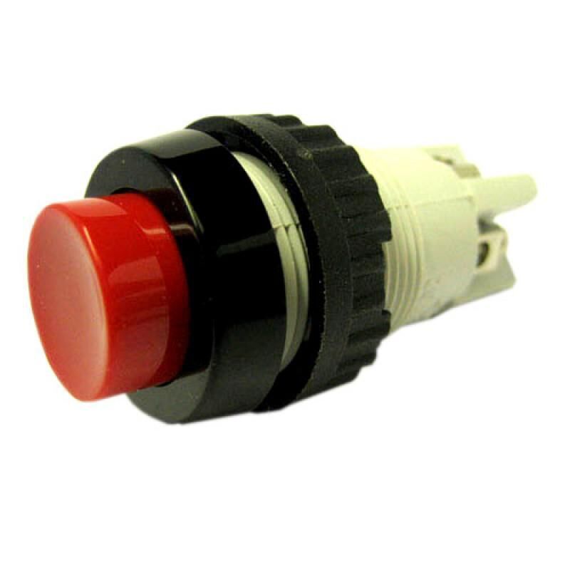 Product thumbnail DRUKSCHAKELAAR RAFI 1XMAAK/1XVERBREEK ROOD 250VAC 2A
