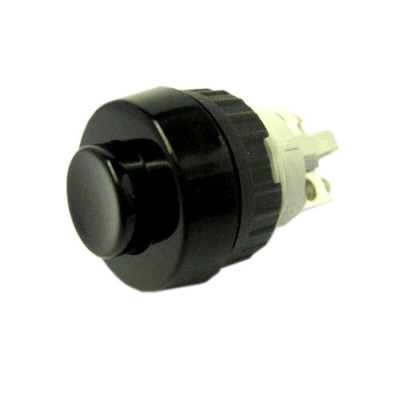 Product thumbnail DRUKSCHAKELAAR ZWART RAFI 1XVERBREEK 250VAC 0.7A