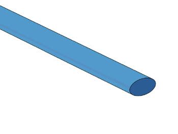 Product thumbnail Thermische Krimpkous blauw 4.8mm - 2.4mm