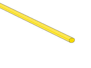 Product thumbnail Thermische Krimpkous geel 2.4 - 1.2