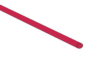 Product thumbnail Thermische Krimpkous rood 2.4 - 1.2