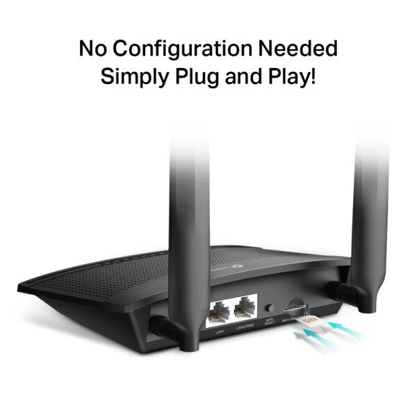 TL-MR100 300 Mbps Draadloze 4G LTE Router - Afbeelding 3