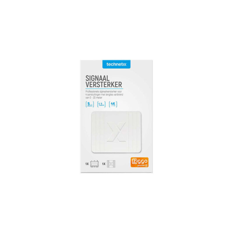 Product thumbnail Technetix Antenneversterker 5 - 1218 MHz 4 Uitgangen