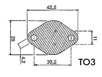Product thumbnail SILICONE HEAT CONDUCTIVE INSULATOR FOR TO3