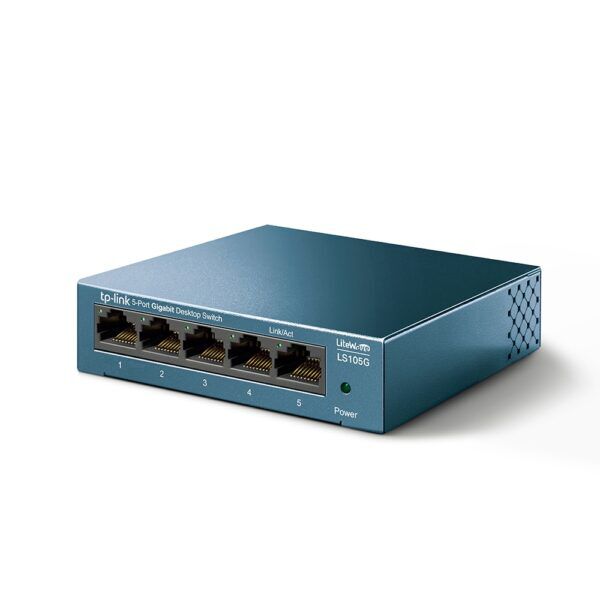 TP-LINK LS105G 5-Poort Gigabit Switch Metalen Behuizing - Afbeelding 2