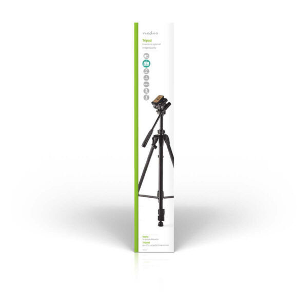 Statief | Foto- en videocamera | Max. 147cm | Incl. Reistas | Aluminium