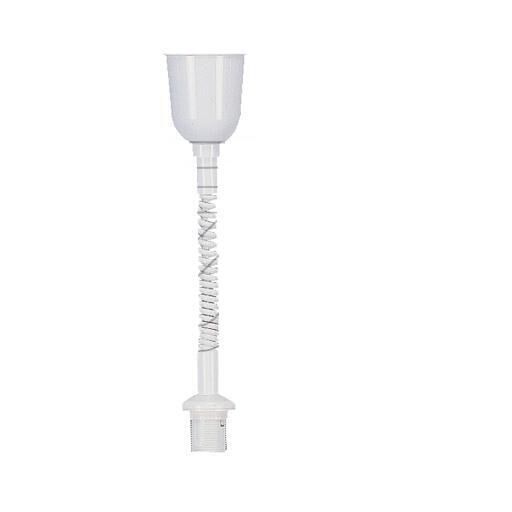 Product thumbnail Trekpendel wit met E27 fitting