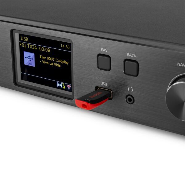 BRESCIA INTERNET RADIO/DAB+/FM/CD-SPELER/VERSTERKER - Afbeelding 2