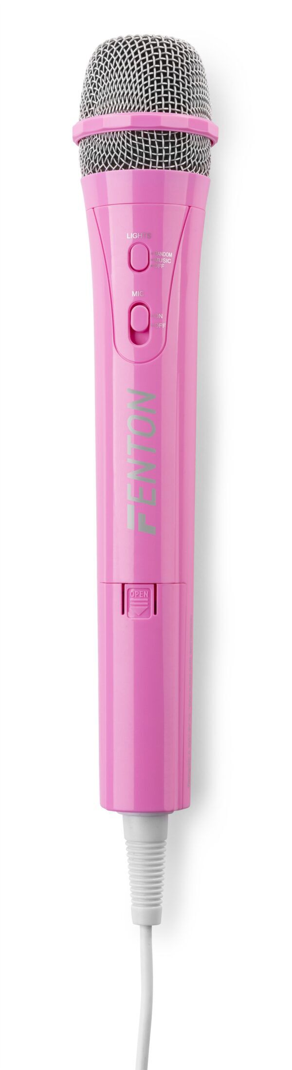 KMD55B KARAOKE MICROPHONE WITH RGB LIGHTING PINK - Afbeelding 2