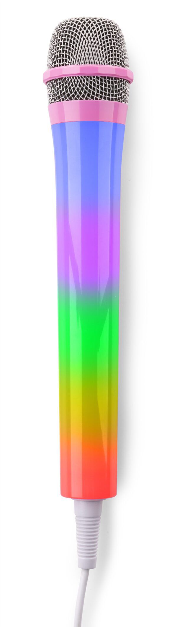 KMD55B KARAOKE MICROPHONE WITH RGB LIGHTING PINK - Afbeelding 3