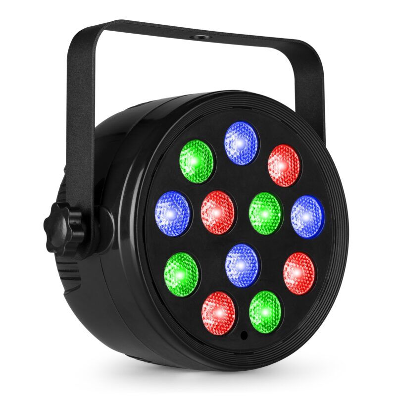 Product thumbnail Fuzzix PLF12 Party LED par met 12x 2W LED’s - RGB - Inclusief afstandsbediening