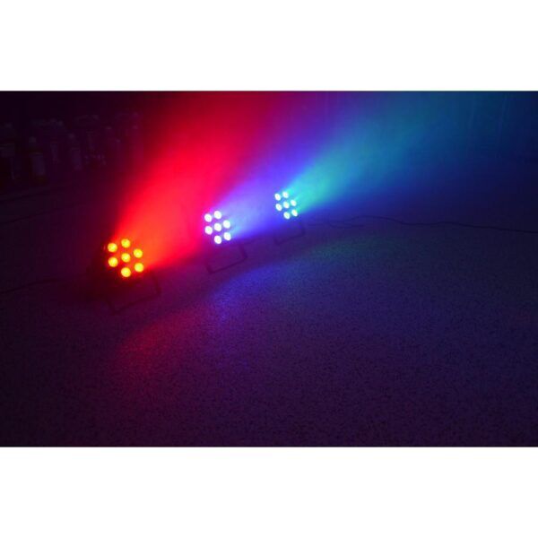 FlatPAR 7x 15W RGBAW LED's DMX IR - Afbeelding 8