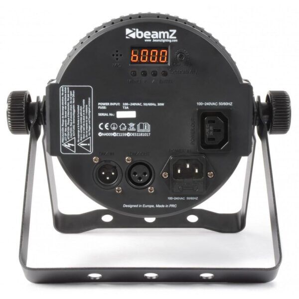 FlatPAR 7x 15W RGBAW LED's DMX IR - Afbeelding 3