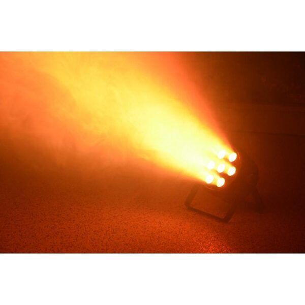 FlatPAR 7x 15W RGBAW LED's DMX IR - Afbeelding 5
