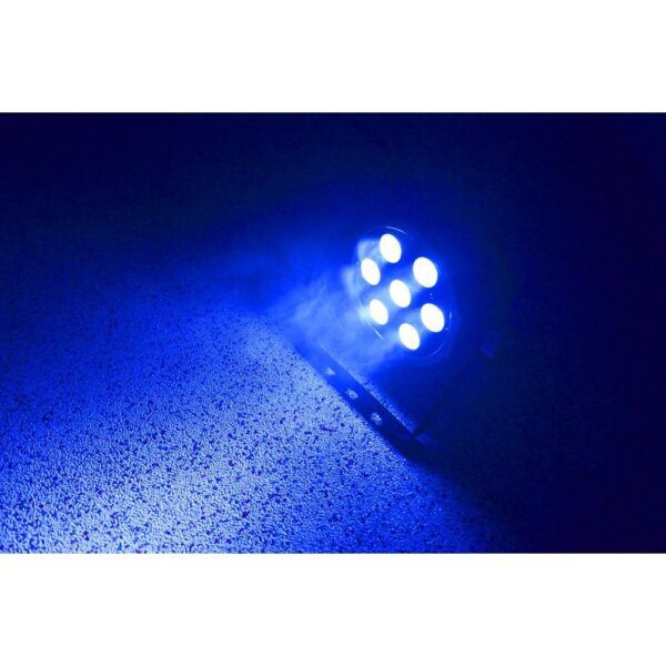 FlatPAR 7x 15W RGBAW LED's DMX IR - Afbeelding 7