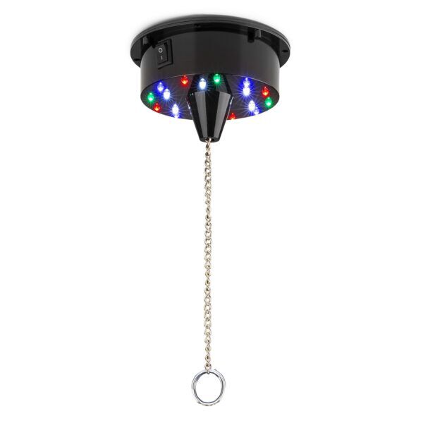 Fuzzix MB30ML Discobal 30 cm - met motor op batterijen en RGBW LED's - Afbeelding 2