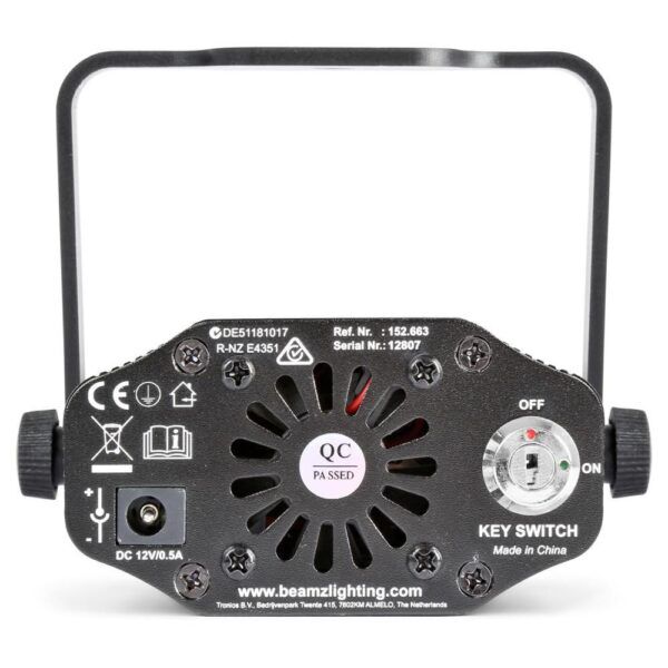 Titania Double Laser 200mW RG Gobo IRC - Afbeelding 4