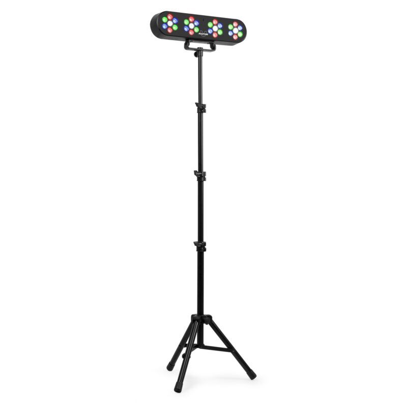 Product thumbnail Fuzzix AllStar1 LED discolamp op statief - 4 RGB PAR spots in één