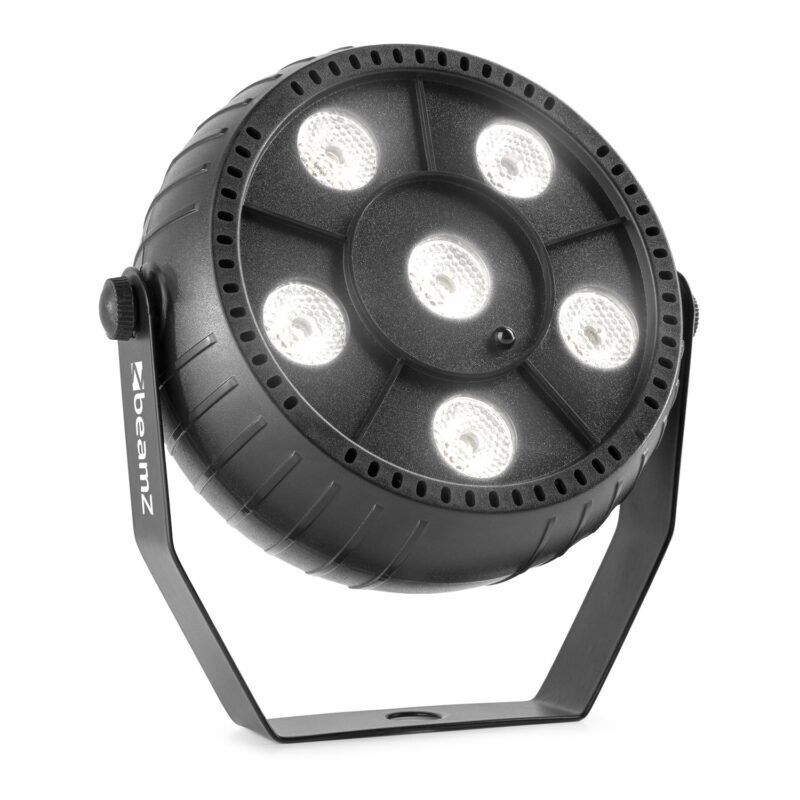 Product thumbnail OPLAADBARE LED PAR STROBOSCOOP 6 X 1W