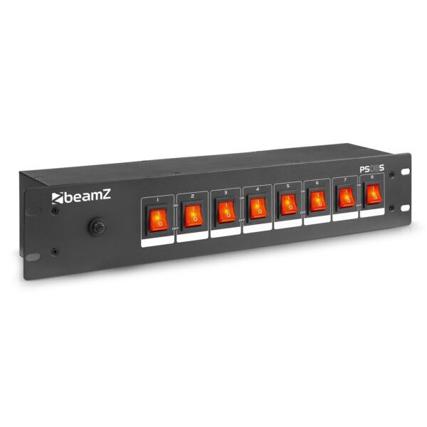 BeamZ PS08S DJ switch - 8 kanaals schakelpaneel