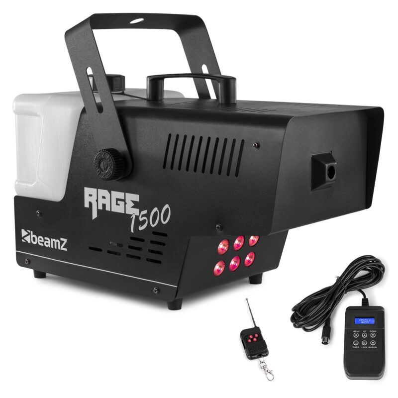 Product thumbnail RAGE 1500LED ROOKMACHINE MET TIMER-CONTROLLER