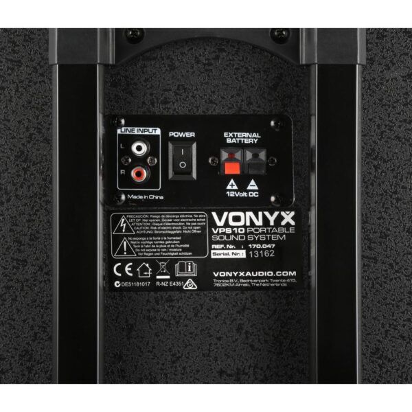 VPS10 Mobiel Geluidssysteem 10'' met Bluetooth - Afbeelding 4