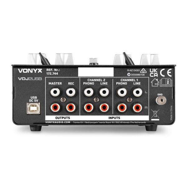3 CHANNEL STEREO DJ/USB MIXER - Afbeelding 3
