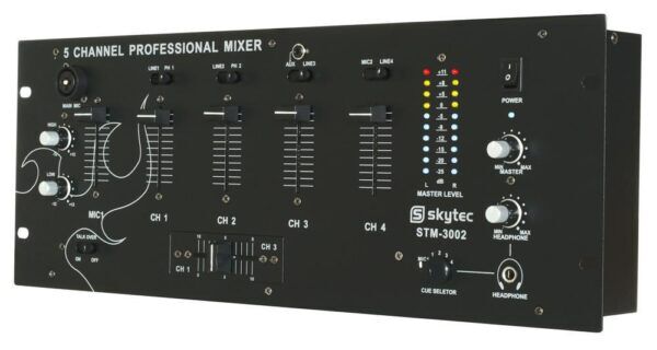 STM-3002 4-Kanaals mixer 19" - Afbeelding 2