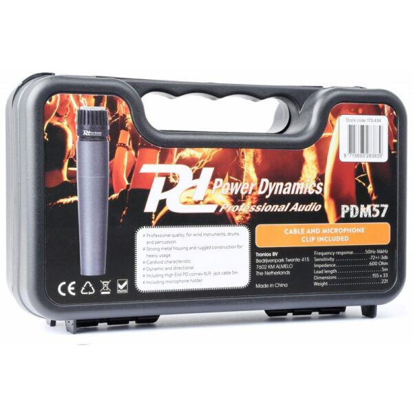 PDM57 Dynamische Instrument Microfoon - Afbeelding 3