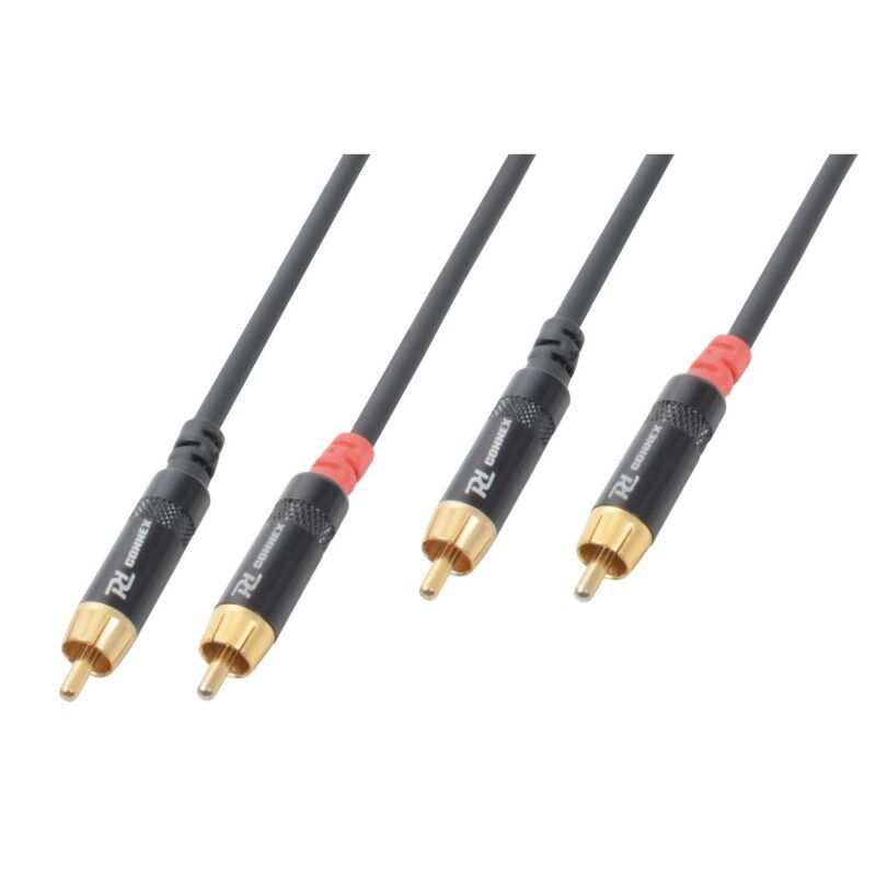 Product thumbnail Connex Kabel | 2xRCA Male - 2x RCA Male | 0.5 meter