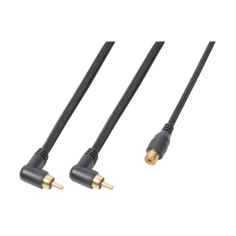 Product thumbnail Connex Kabel | 2x RCA Male - 1x RCA Female | 0,3 meter