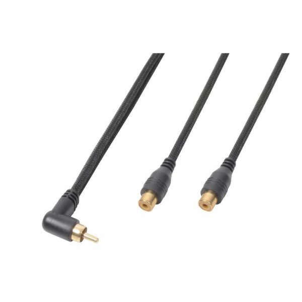 Connex Kabel | 1x RCA Male - 2x RCA Female | 0,3 meter