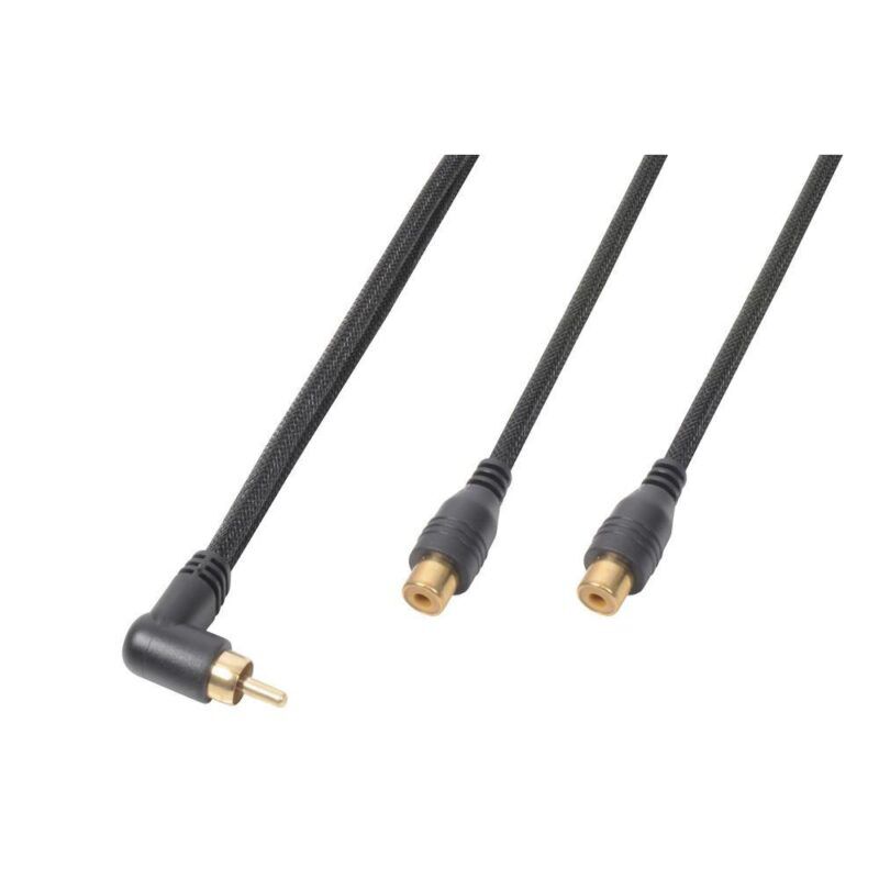 Product thumbnail Connex Kabel | 1x RCA Male - 2x RCA Female | 0,3 meter