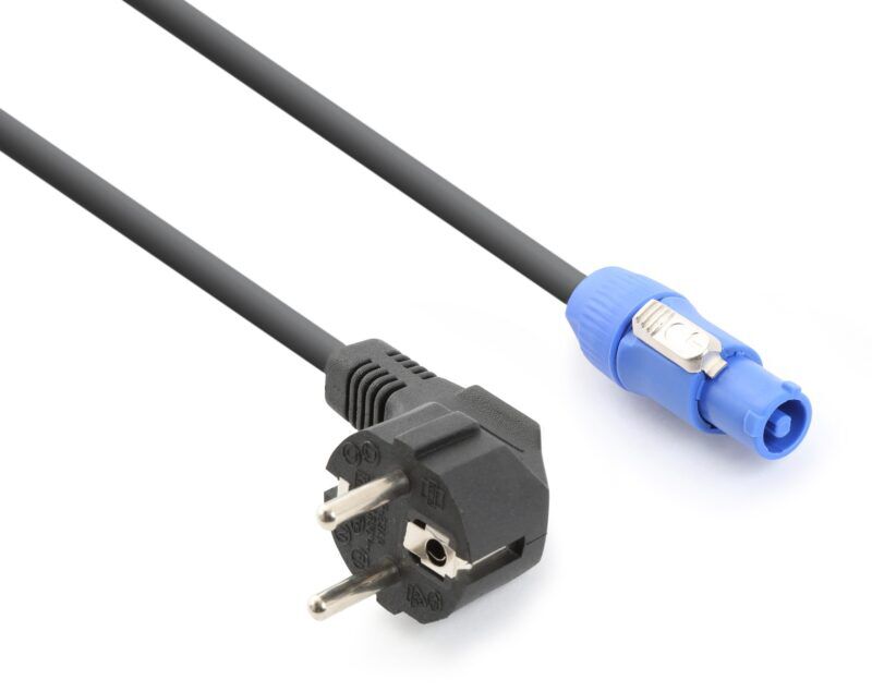 Product thumbnail KABEL MET SCHUKO- NAAR POWERCON-CONNECTOR 230V - 1.5m - PVC