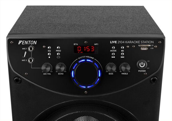 LIVE2104 KARAOKE STATION ON WHEELS 2X 10 - Afbeelding 2