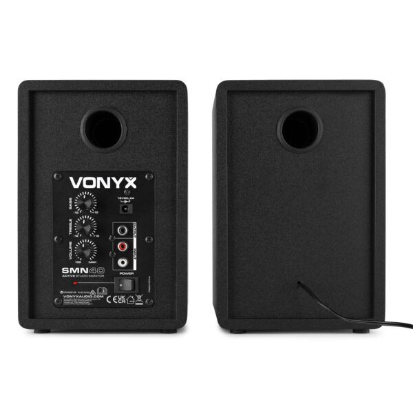 SMN40B SET ACTIEVE STUDIO MONITOR SPEAKERS 4" - Afbeelding 2
