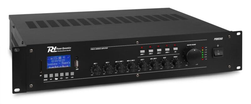 Product thumbnail PRM360 100V MIXER VERSTERKER 360W 4 ZONES