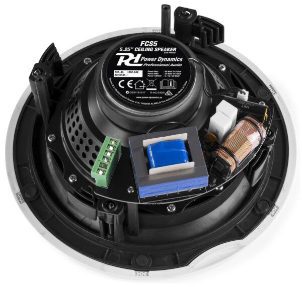 LOWPROFILE PLAFOND SPEAKER 100V 6.5" - Afbeelding 5
