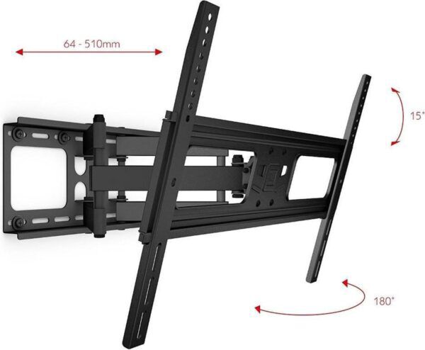 TV Muurbeugel WM4661 TV's 32"-90" FULL MOTION - Afbeelding 4