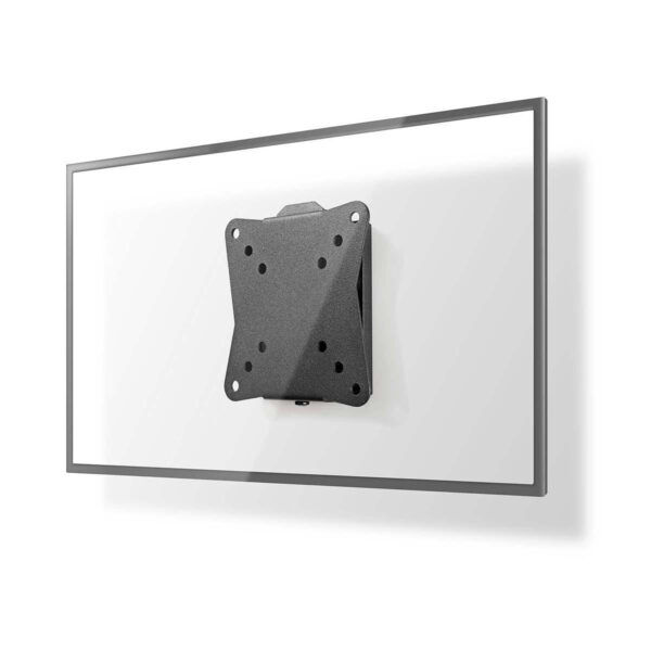 Vaste TV-Muurbeugel | 13 - 27 " | Max. 30 kg | Staal | Zwart - Afbeelding 4