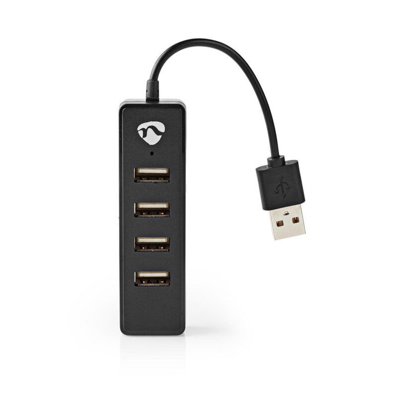 Product thumbnail USB-Hub | USB-A Male | 4x USB A Female | 4-Poorts poort(en) | USB 2.0 | USB Gevoed