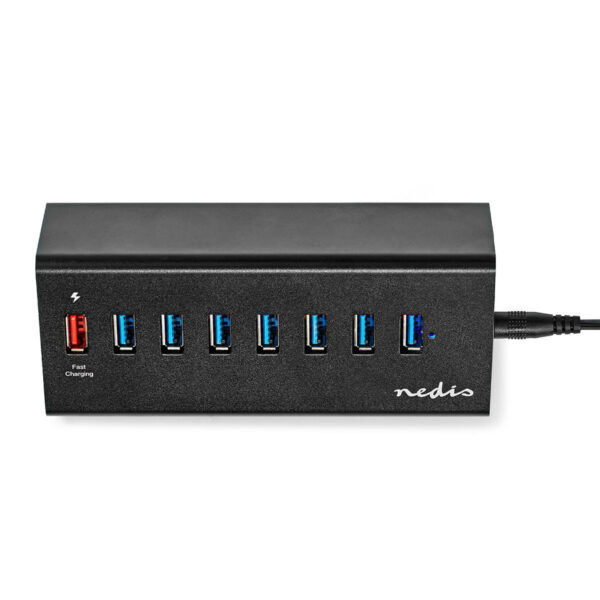 USB-Hub | 8-Poorts | USB 3.0 met Externe Voeding | QC3.0 Oplaadpoort | 5 Gbps - Afbeelding 3