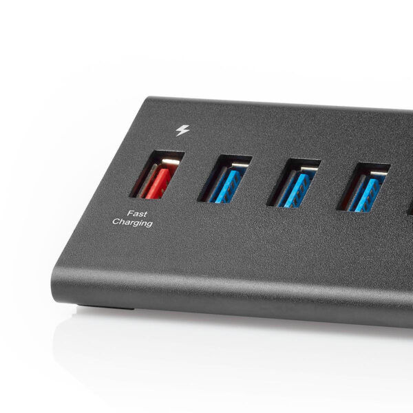 USB-Hub | 8-Poorts | USB 3.0 met Externe Voeding | QC3.0 Oplaadpoort | 5 Gbps - Afbeelding 9