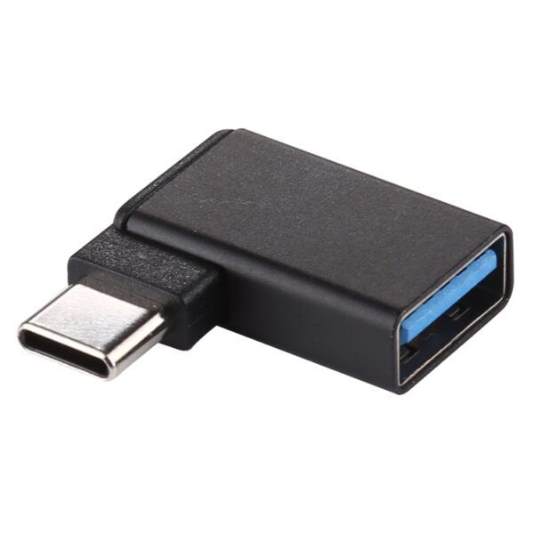USB-Adapter Haaks 90 | USB-C Male | USB-A 3.0 Female - Afbeelding 2