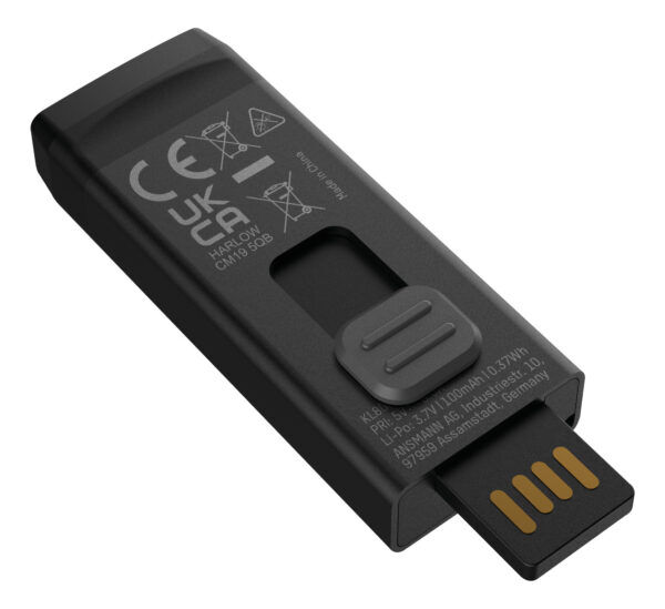 USB oplaadbare sleutelhanger zaklamp KL80R | 80LM - Afbeelding 2